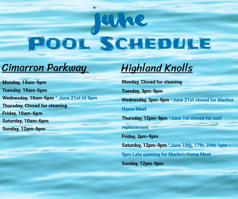 JunePoolSchedule2023