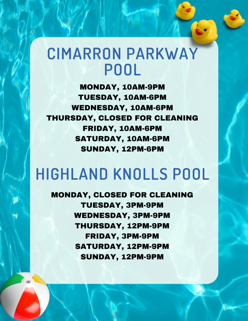 Cimarron Parkway Pool