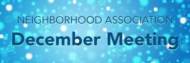 December HOA Meeting